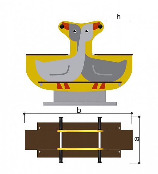 Качалка Romana 108.53.00