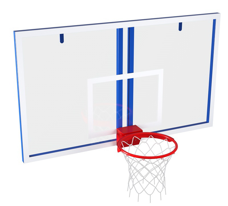 Игровой щит универсальный из оргстекла 10 мм с кольцом (на выбор)