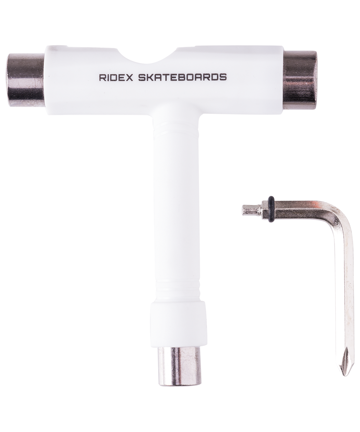 Ключ для скейтборда SB, Т-образный, белый