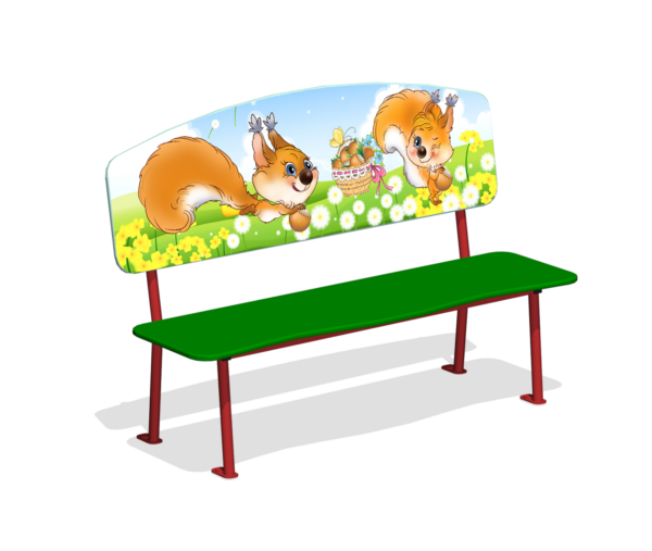 Лавочка детская Белочки МФ-32.3