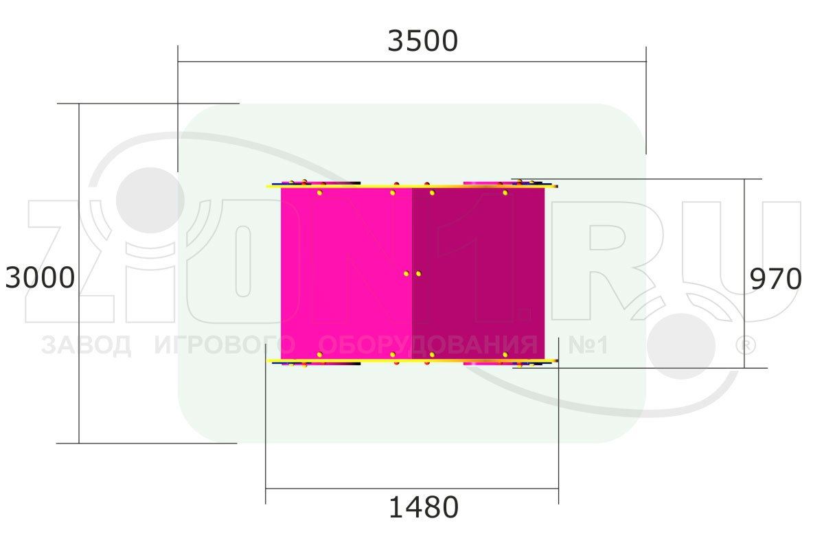 Детский игровой домик ZION Карета 3 (ИМ107)