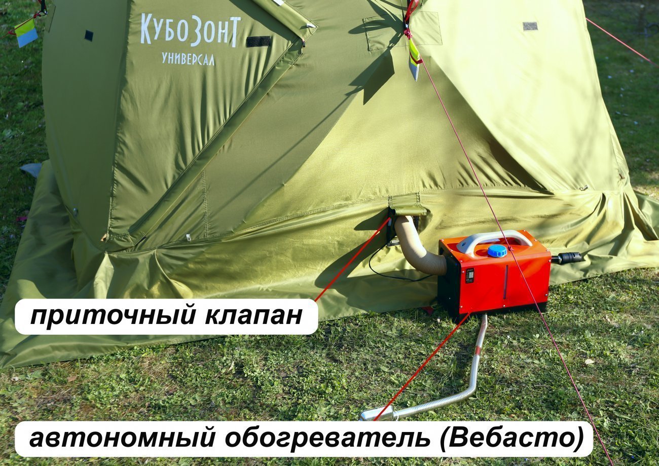 Козырек защитный для автономного обогревателя у палаток ЛОТОС