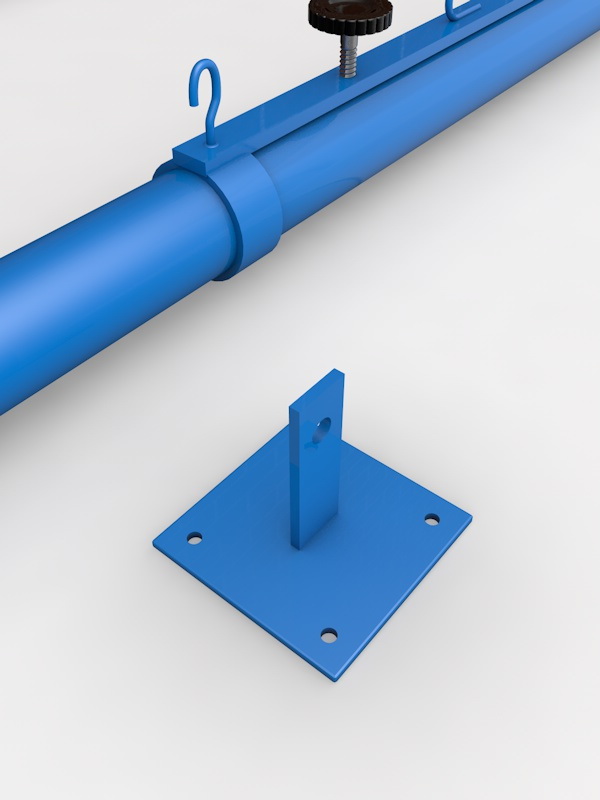 Стойки волейбольные пристенные 03.101