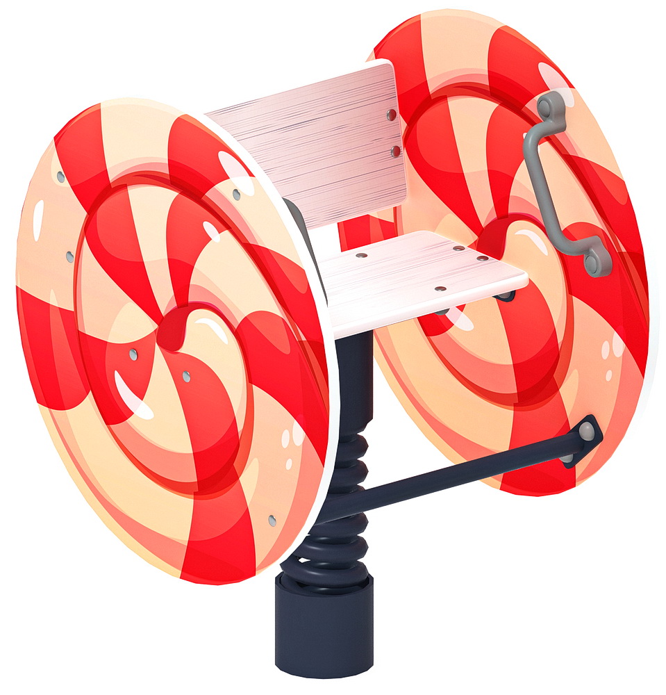 КОЛОБОК (Карамель) качалка на пружине ИО 22.01.04-02