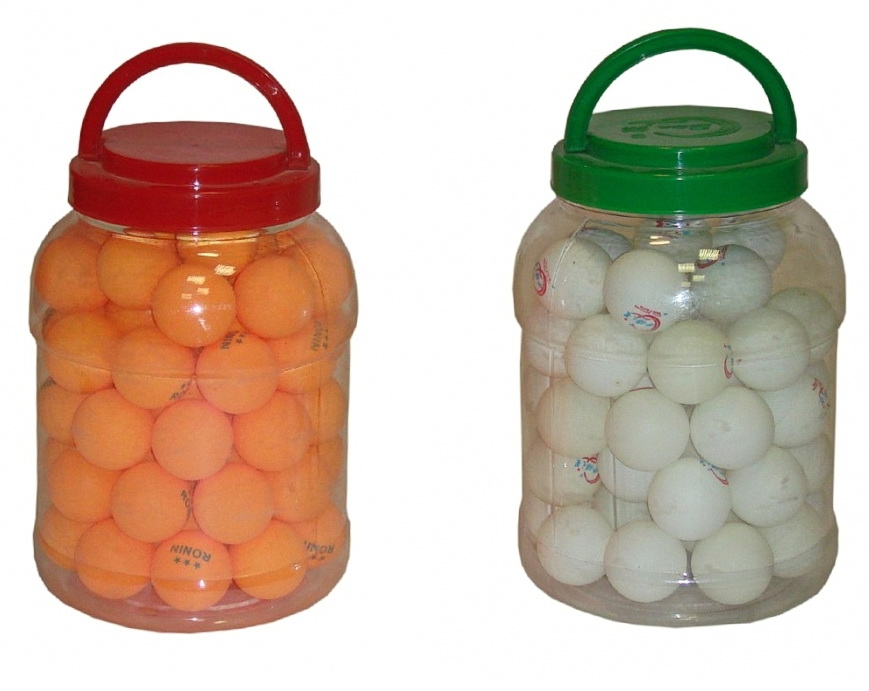 Мяч для настольного тенниса, упаковка 60 шт. (12.223)