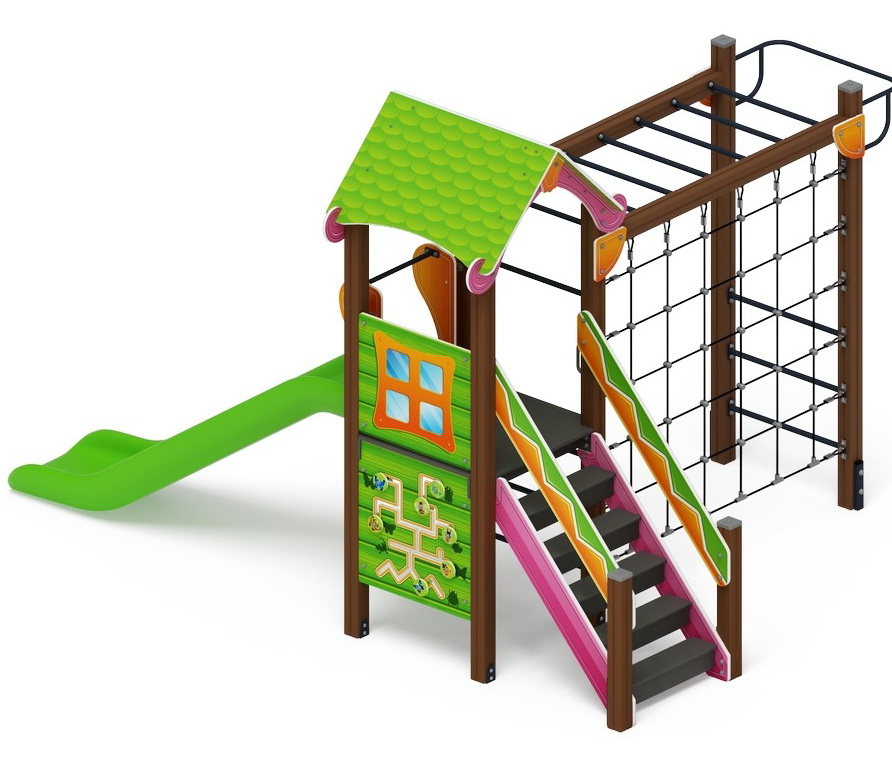 ЛУКОМОРЬЕ детский игровой комплекс ДИК 2.25.04-01 (H=1200)