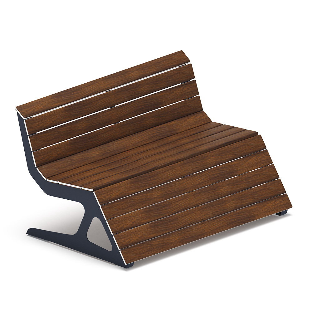 Шезлонг парковый (Темный дуб) МФ 42.02.05-10