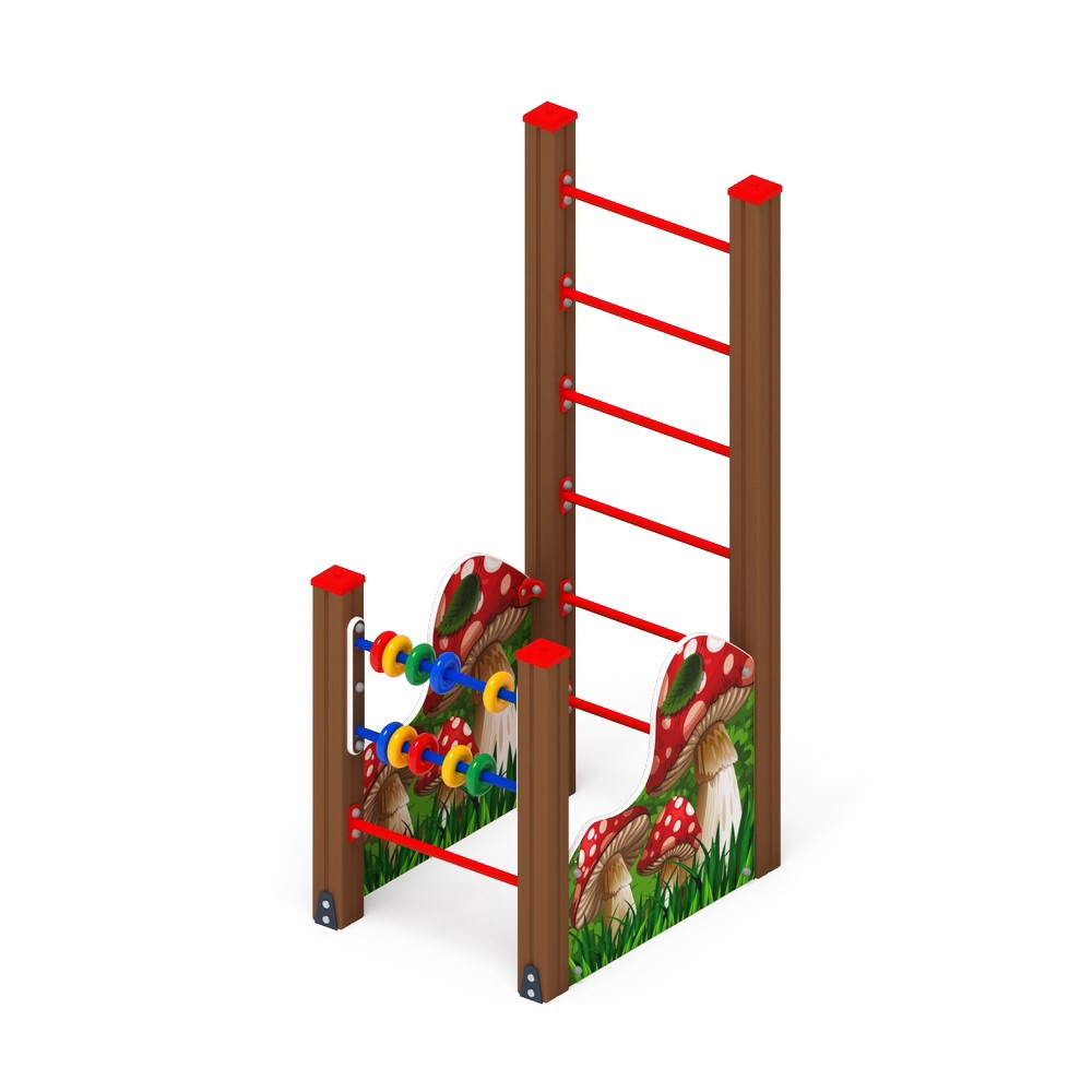 Детская площадка Спортивная серия для младшего возраста МУХОМОРЧИК 2 СК 1.01.08-01