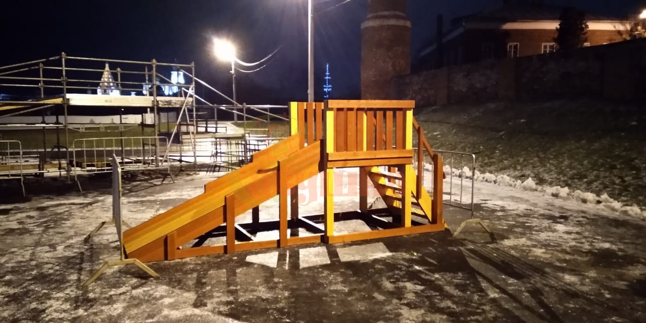 Зимняя горка ЗИМА 1 Савушка (скат 2,3 м)