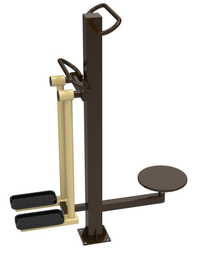 Уличный тренажер Твистер стоя + хипс Air Gym YT63