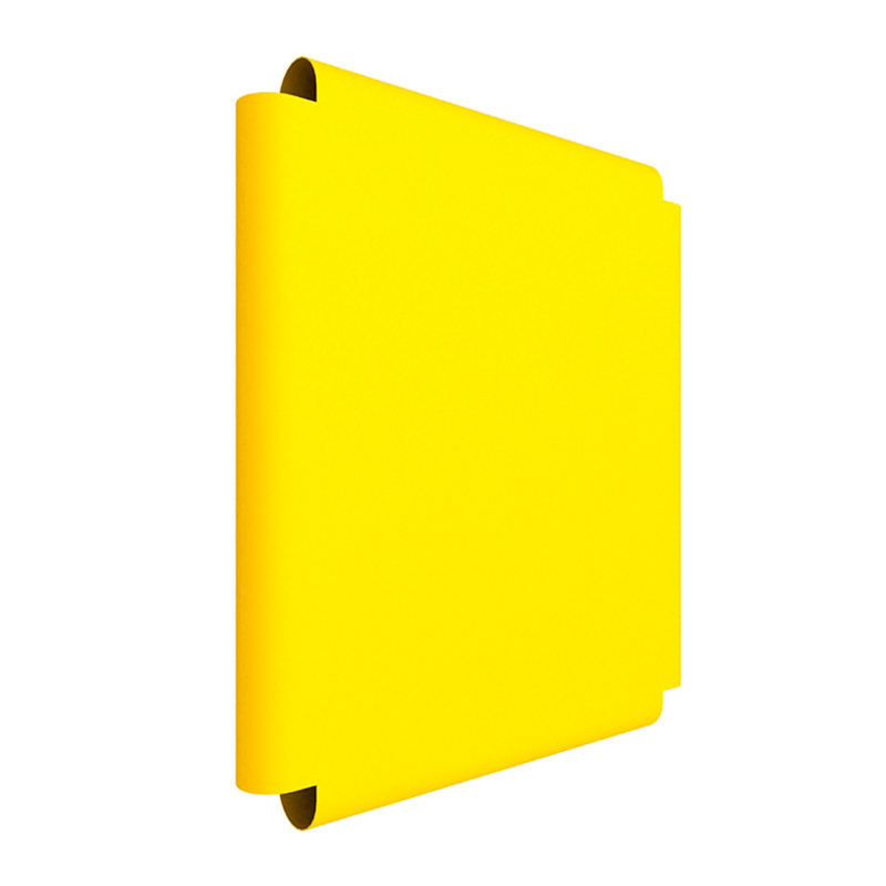 Ограничитель двусторонний 410 мм Romana (ДМФ-ЭЛК-14.66.06) жёлтый