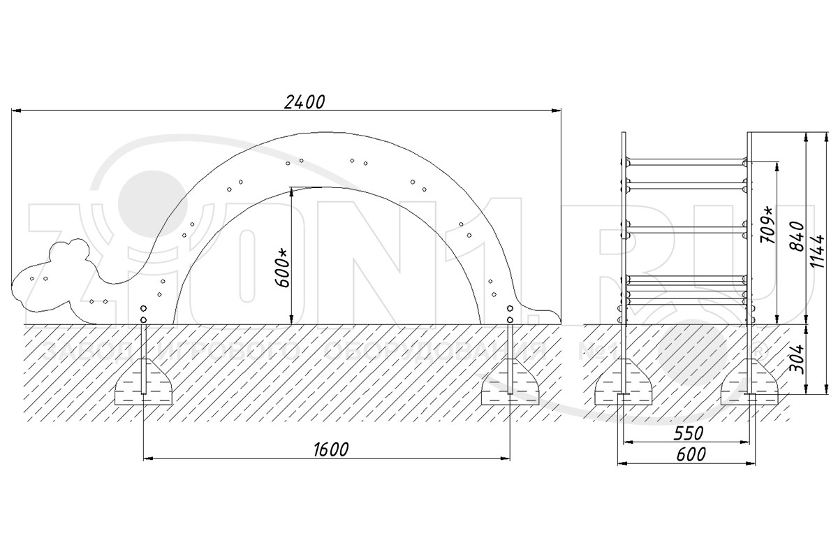 Лаз ZION Змейка (ЭЛ051)