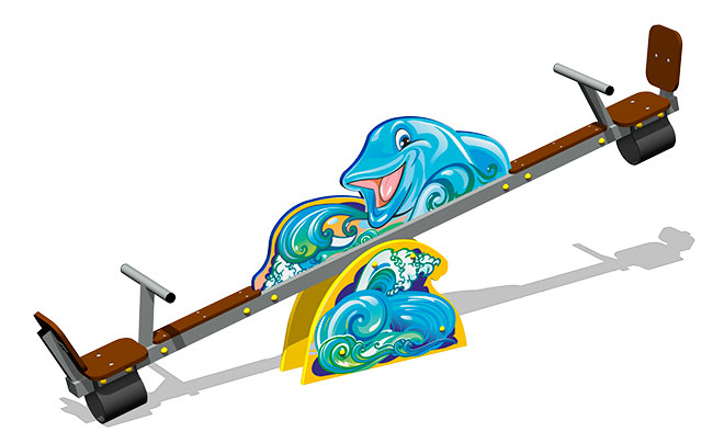 Качалка-балансир ZION Дельфины У1 (КЧ089)