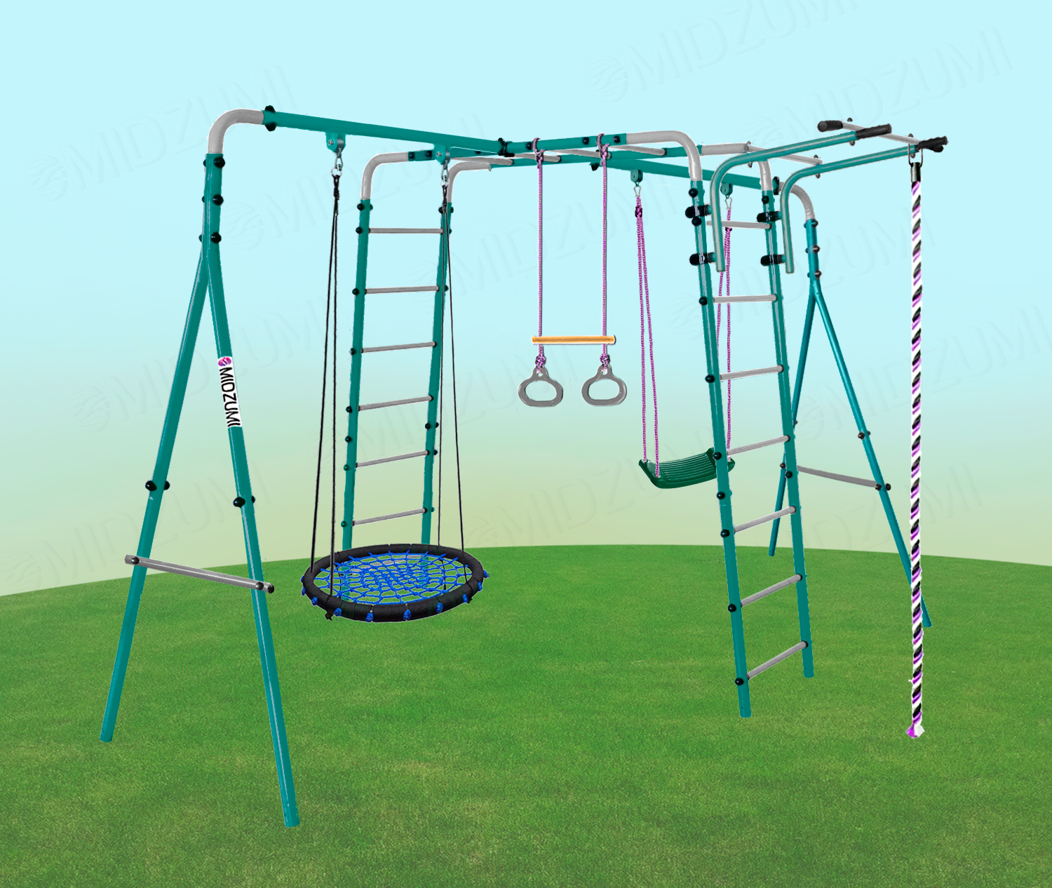 Спортивно-игровой комплекс Midzumi Tenshi Large L (гнездо среднее синее)