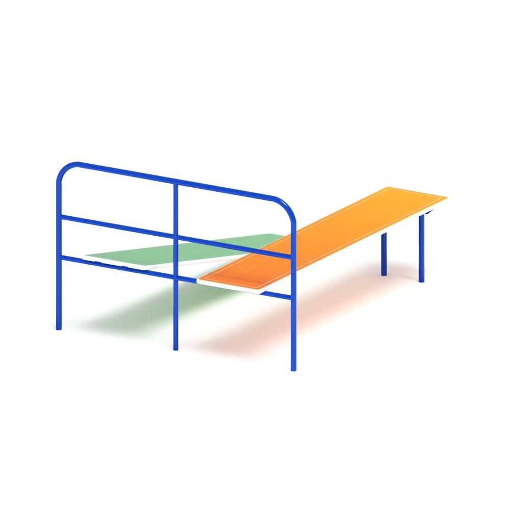 Скамья для пресса двойная СО 2.40.04