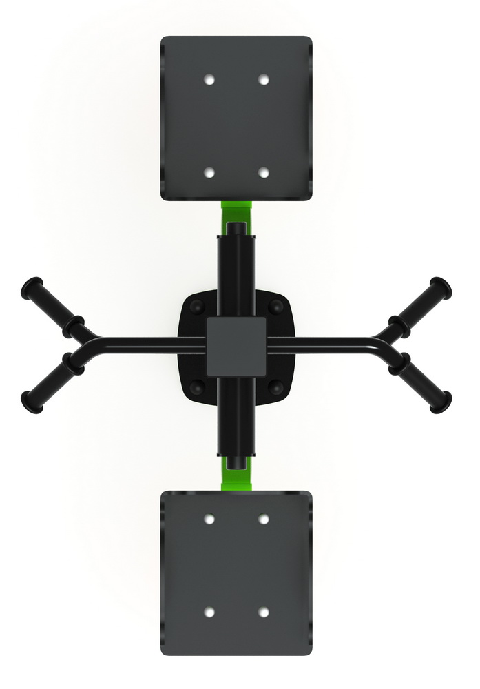 Тренажер уличный МАЯТНИК ДВОЙНОЙ (зеленый) СТ 029-12.П