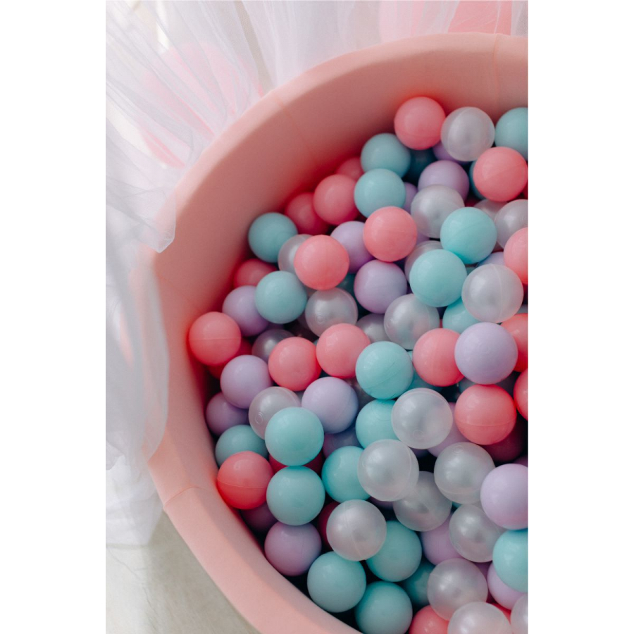 Детский сухой бассейн Romana Airpool (Розовый + 200 шаров)