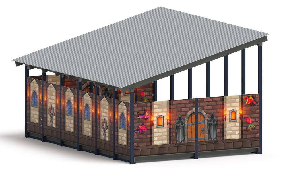 Теневой навес (Замок. Средневековый) МФ 71.6.4-11