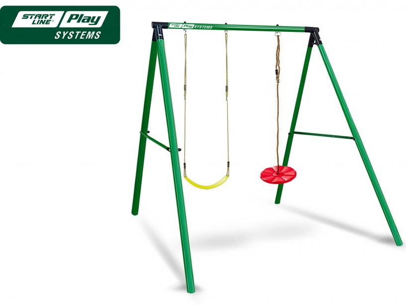 Качели SLP SYSTEMS 2 секции (гибкое сиденье + сиденье-диск)