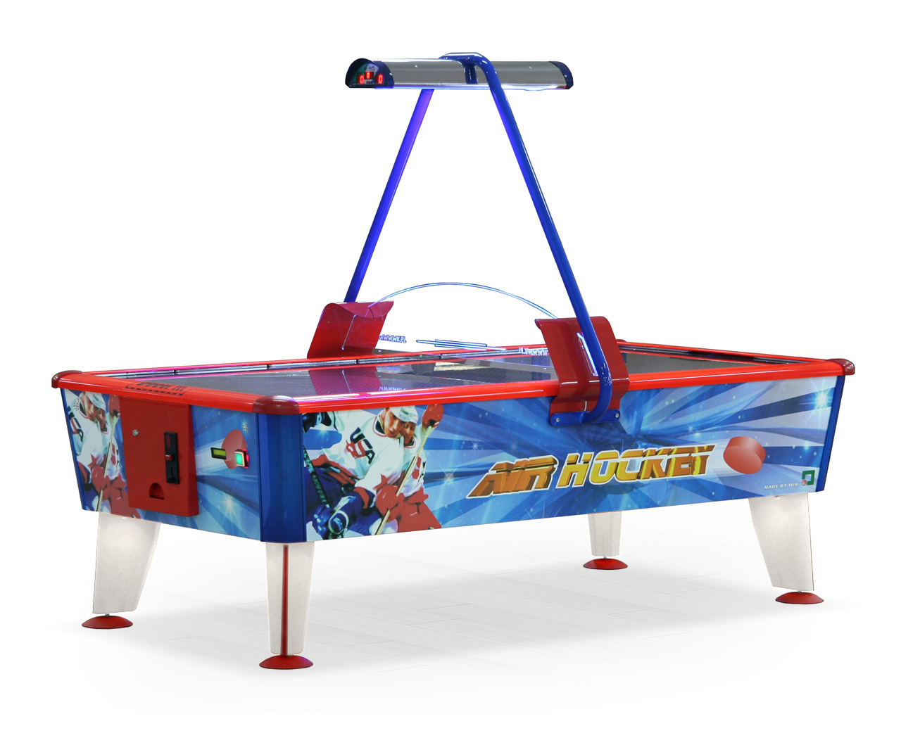 Аэрохоккей Ice & Fire Gold 8 ф (красно-синий-золотой, купюроприемник)