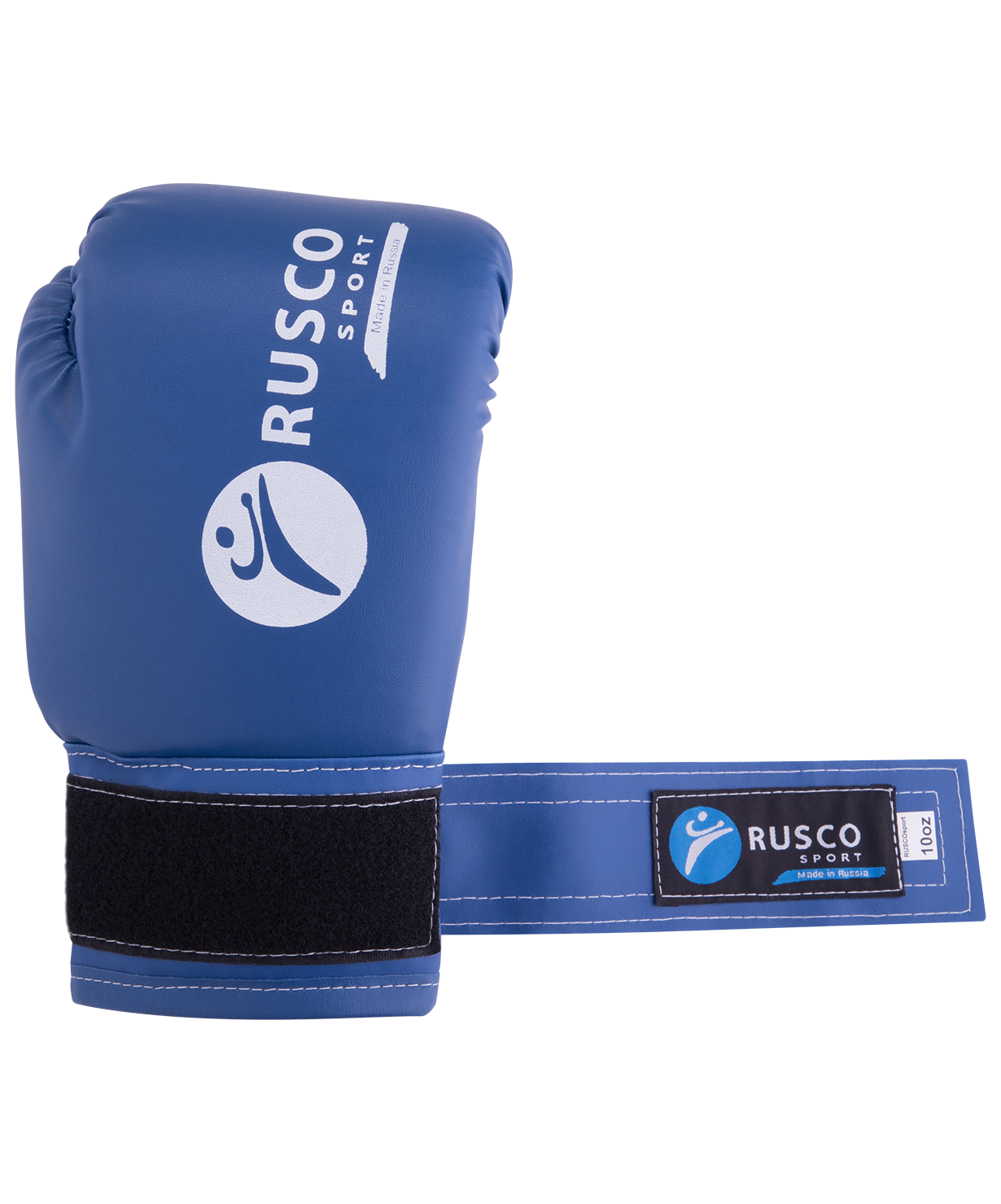 Перчатки боксерские, 10oz, к/з, синие