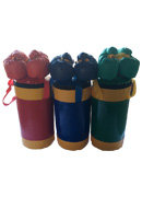 Набор боксерский детский № 2 (мешок боксерский 5 кг. + перчатки + трос) красно/желтый