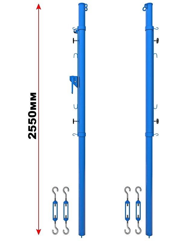 Стойки волейбольные на растяжках 03.102
