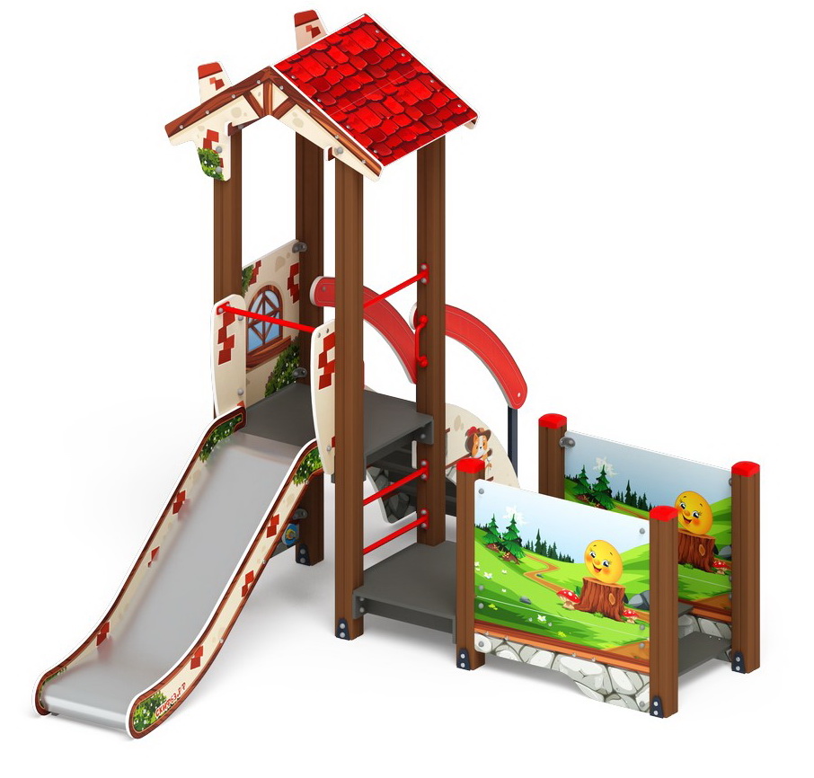 В ГОСТЯХ У СКАЗКИ детский игровой комплекс ДИК 1.05.01-05.С (H=900)