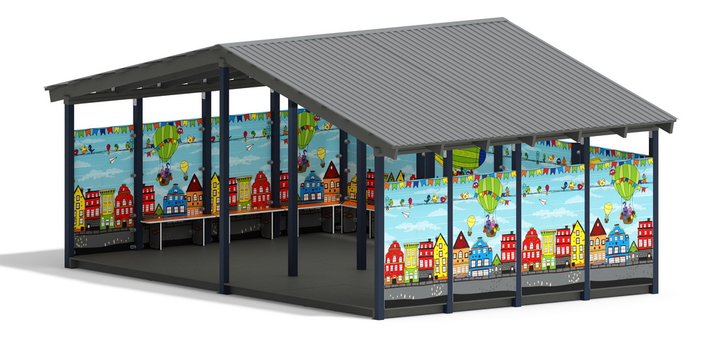 Теневой навес (Город) МФ 70.6.4-01