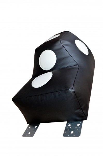 Подушка апперкотная Г-образная экокожа РОККИ 61x40 см