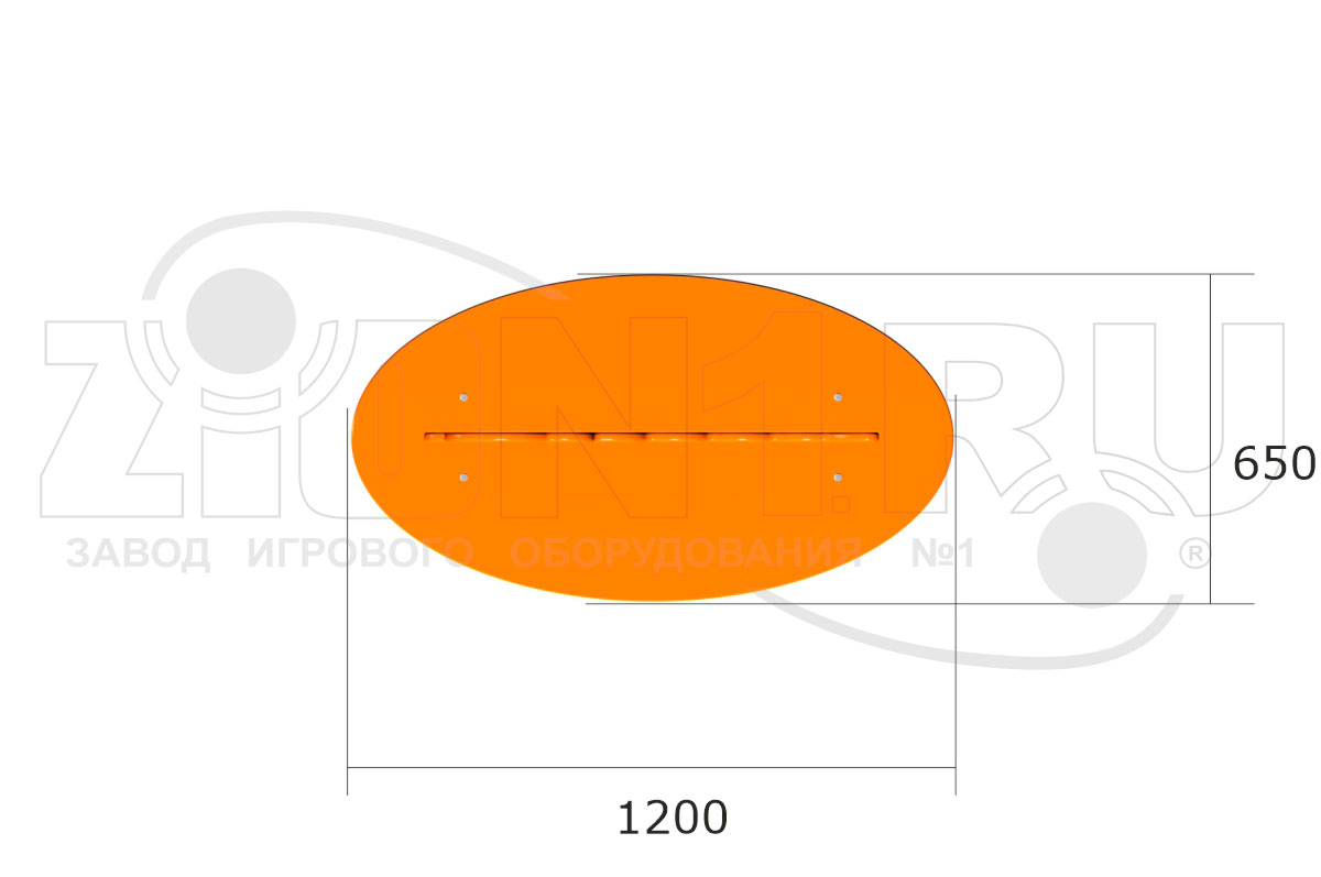 Скамейка детская ZION Гусеница (СП066)