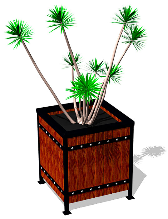 Кадка для цветов ZION (СП258)