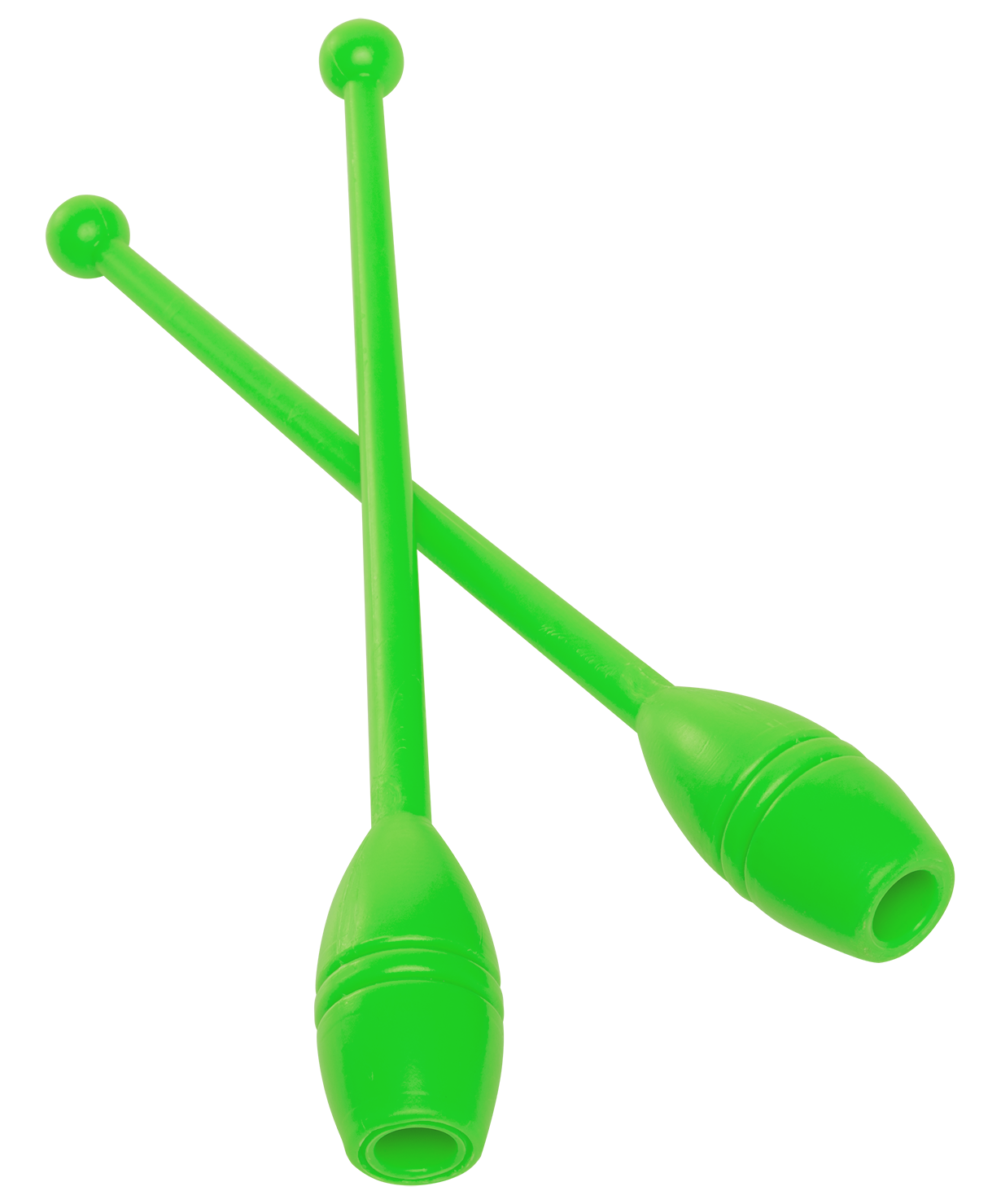 Булавы для художественной гимнастики У714, 35 см, салатовые