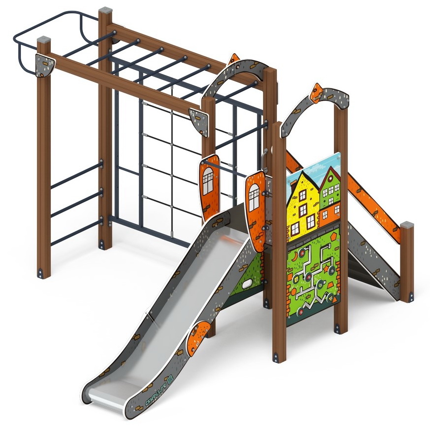 ИГРАЙТЕ С НАМИ (Город) детский игровой комплекс ДИК 2.01.1.05-01 (H=1200)