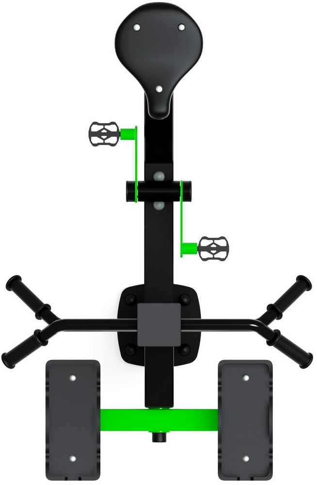 Тренажер уличный СТЕП+ВЕЛО (зеленый) СТ 018-12