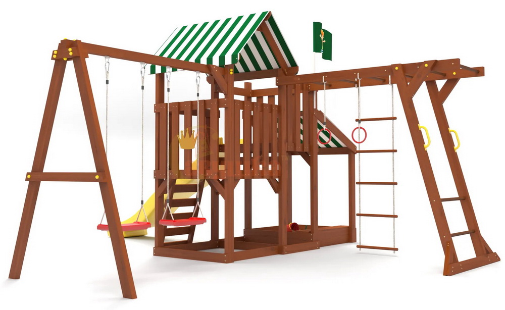 Игровой комплекс Савушка TooSun (Тусун) 4 Plus с песочницей (горка 2,2 м)