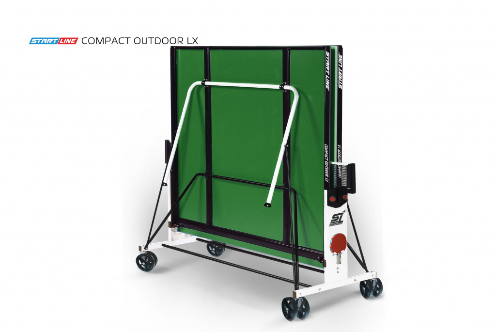 Теннисный стол START LINE Compact Outdoor 2 LX green, с сеткой