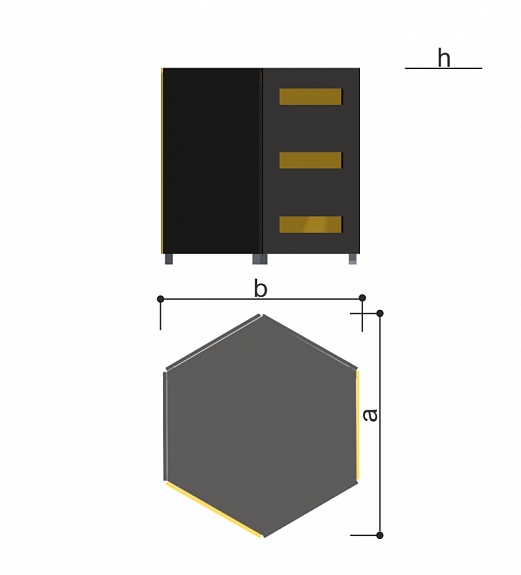 Гайка высокая Romana 115.02.00
