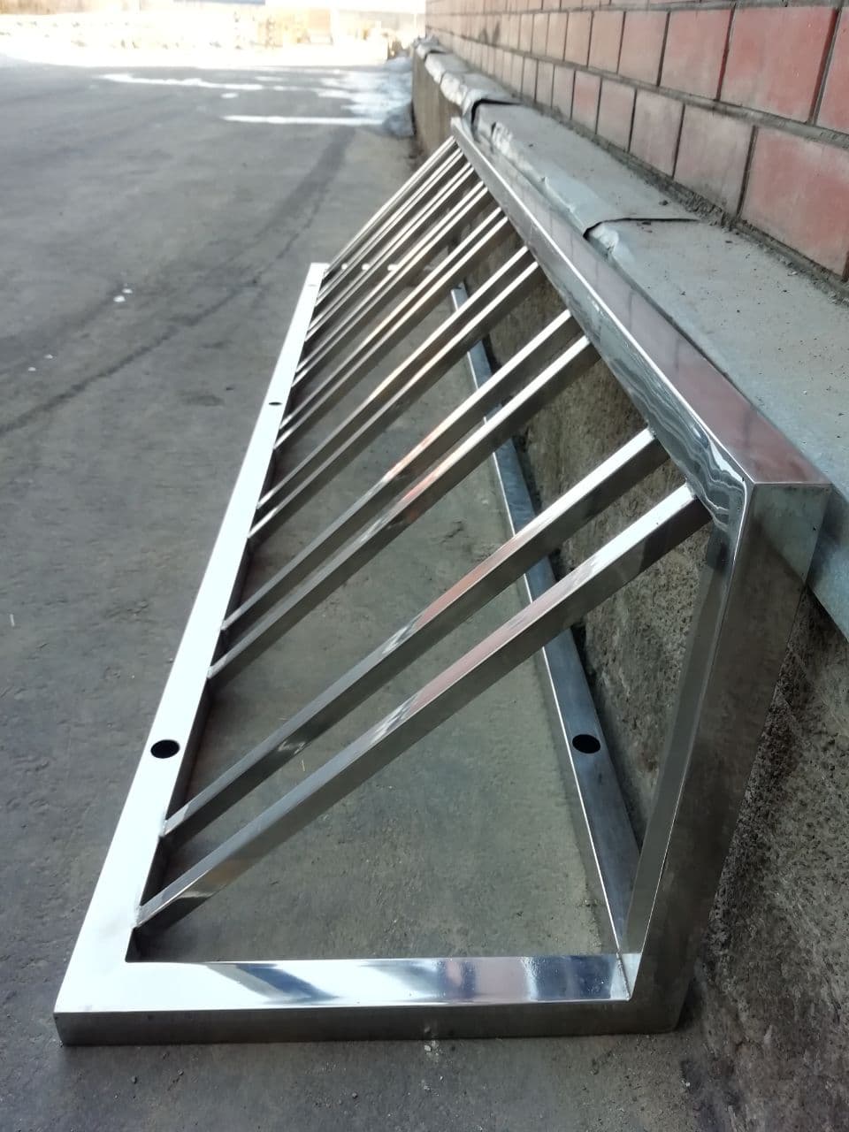 Велопарковка из нержавеющей стали Air-Gym ВП2