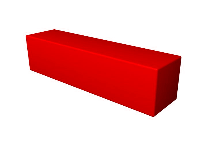 Брус (600*150*150) ДМФ-ЭЛК-03.04.00 красный