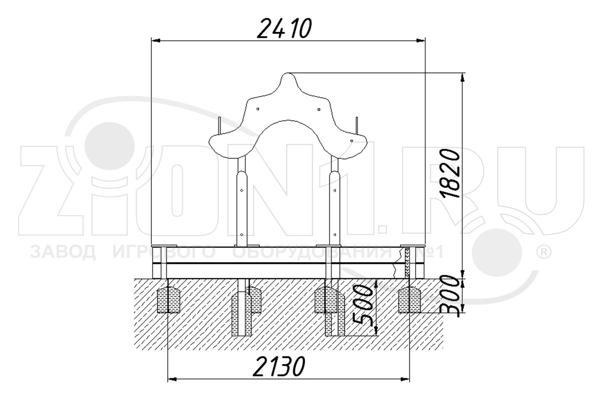Песочный комплекс ZION Дворик (П040)