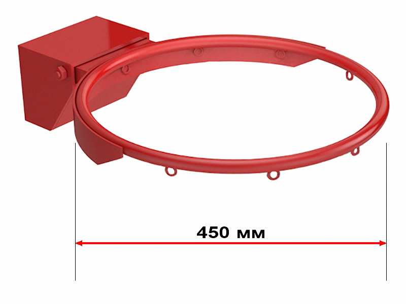 Кольцо баскетбольное № 7, амортизационное массовое (01.301)