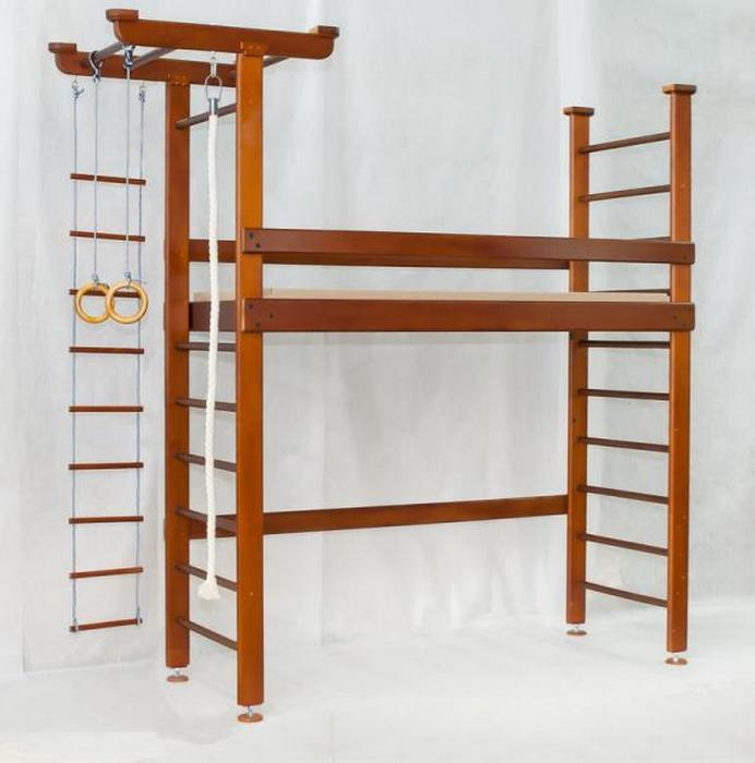 Детский спортивный комплекс с кроватью Карусель 4Д.01.01, без мебели