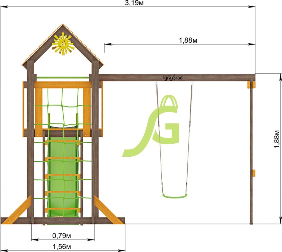Детская площадка IgraGrad Игруня 3