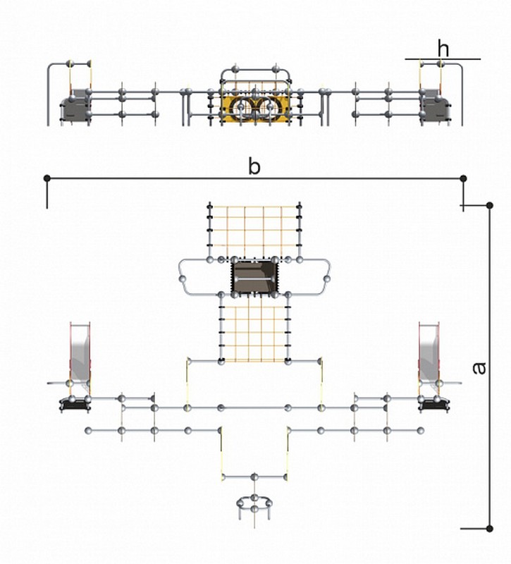 Детский спортивно-игровой комплекс Romana 057.24.00