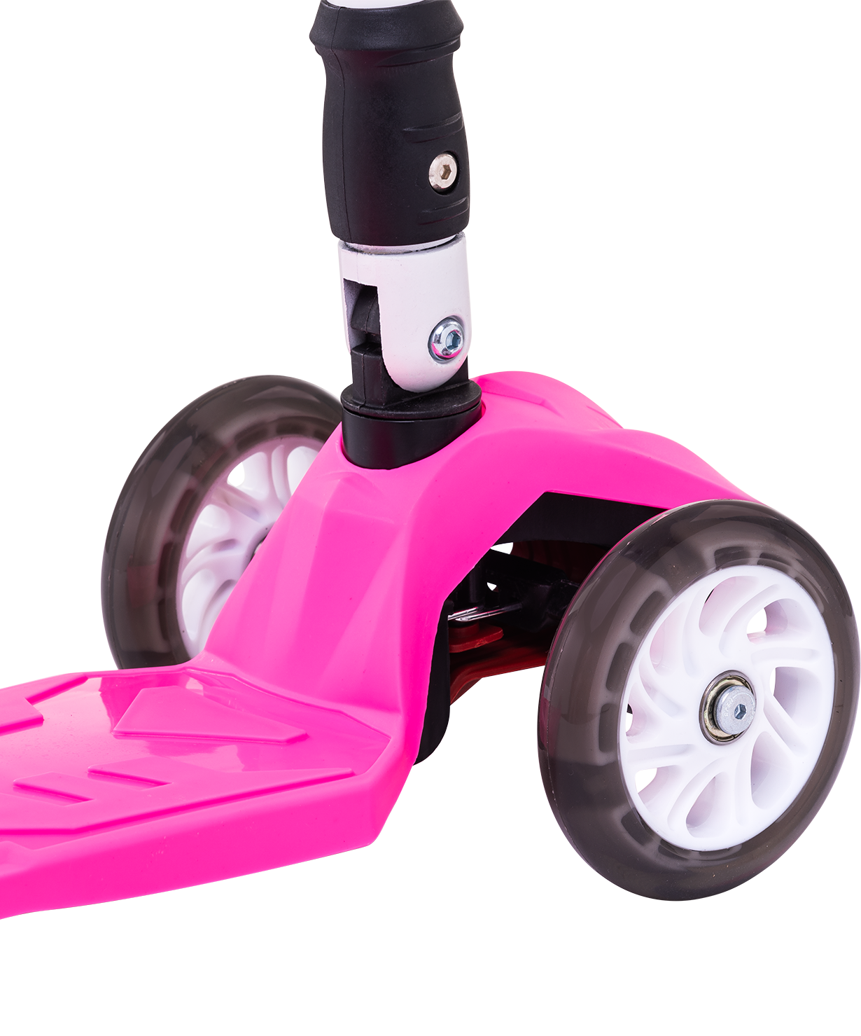 Самокат 3-колесный Smart 3D, 120/80 мм, розовый
