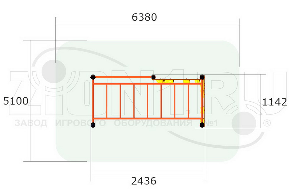 Спортивный комплекс ZION СГК-43 (КС069)