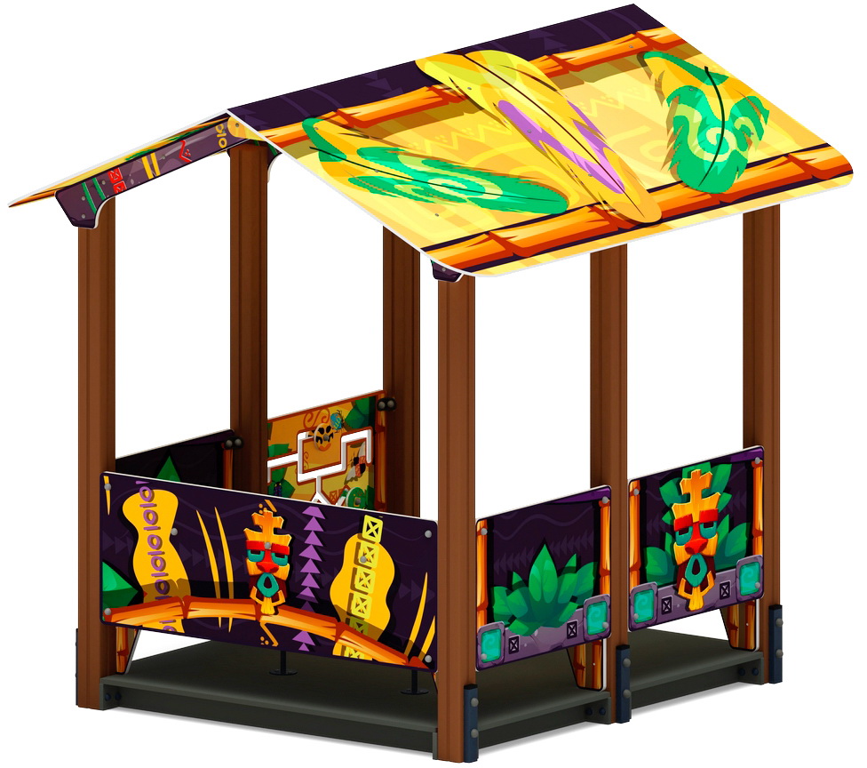 ДОМИК БОЛЬШОЙ 1 (Майя) для детской площадки МФ 10.01.07-03