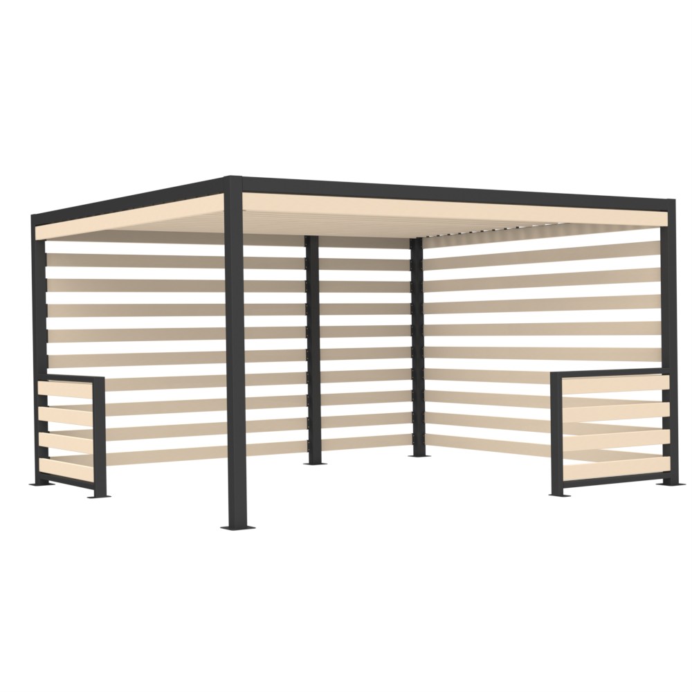 Зона отдыха парковая Air Gym AP5, серый, орегон