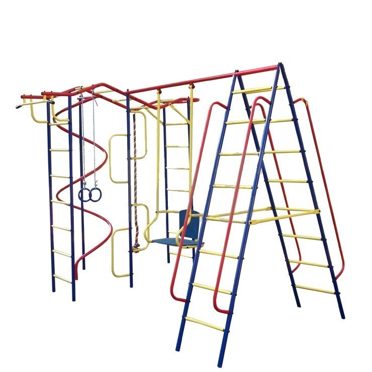 Детский спортивный уличный комплекс "Пионер" Вираж дачный плюс со спиралью